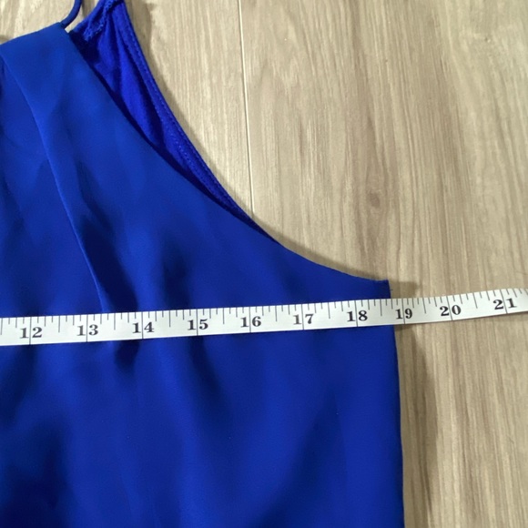 Anthropologie E hanger M Women Royal Blue Cami Top Spaguetti adjustable size L - Picture 6 of 9